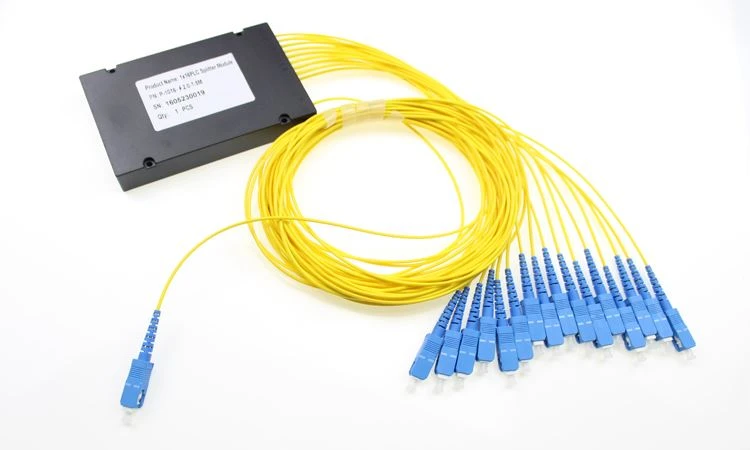 1x16 PLC ফাইবার অপটিক স্প্লিটার